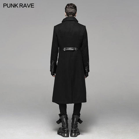 Punk Worsted Long Coat