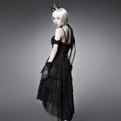 Einzigartiges Design Dekadente Black Rock Gothic Kleider