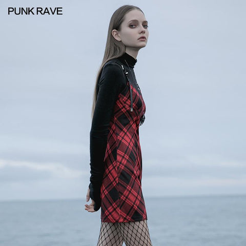 Punkriemen klein Kleid in A-Form