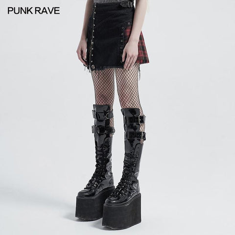 Punk rauer kurzer Rock