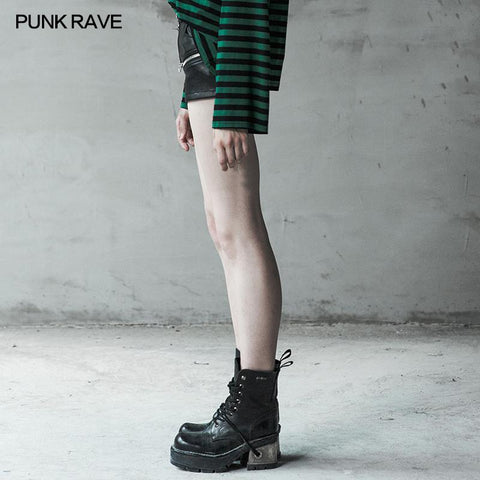 Lokomotive Schöne PU Leder Shorts