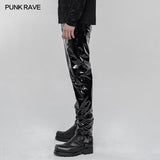 Punk Mechanical Patent pu Lederhose