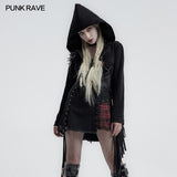 Punk hübsche Kapuzenjacke mit Quaste