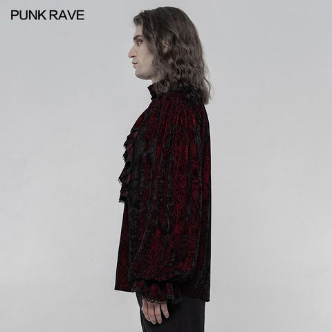 Gothic Shirt aus Samt