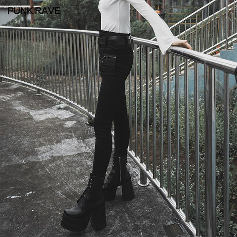 Diablo War-hee "Serie abnehmbare Loop Denim Jeans