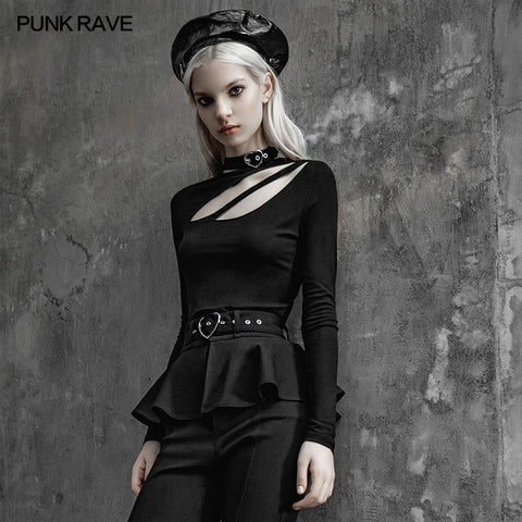 Sexy asymmetrisches T-Shirt