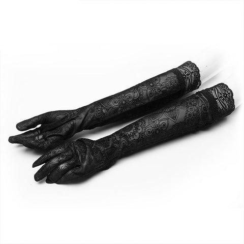 Gotische tägliche Spitzenhandschuhe