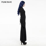 2020 Gothic Jacquard Strickkleid