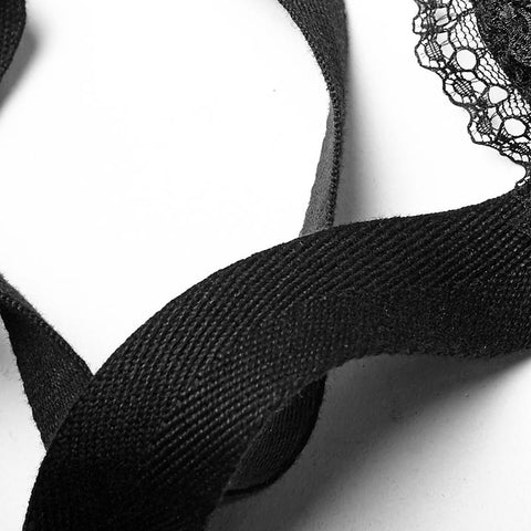 Lolita Style verstellbare Banked Lace Pattern Bustle Gothic Kleider