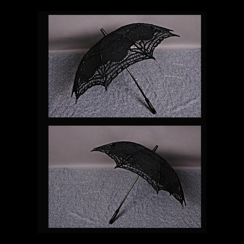 Mode Lolita Style Black Umbrella Accessoires