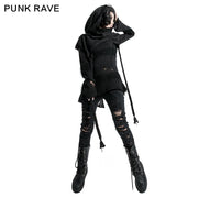 Fashion Ladies Knitted Black Wool Hood Zubehör