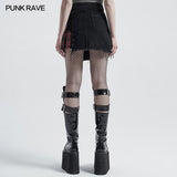 Punk rauer kurzer Rock