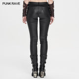 Punk Handsome Tight PU Lederhose