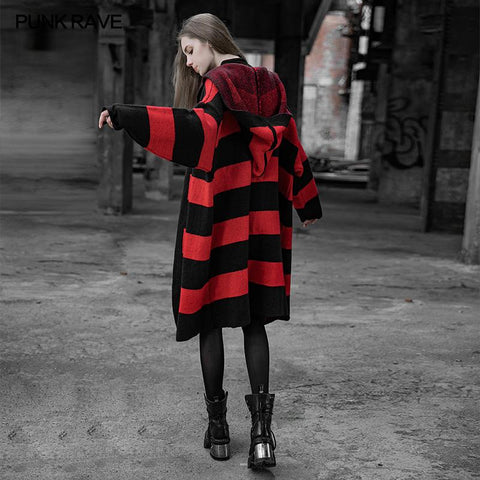 Zaubererhut, lange gestreifte Pulloverjacke