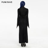 2020 Gothic Jacquard Strickkleid