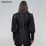 Punk Hanfu Mittellange Weste