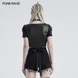 Kurzarm-T-Shirt mit Punkverband