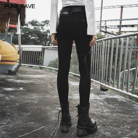 Diablo War-hee "Serie abnehmbare Loop Denim Jeans