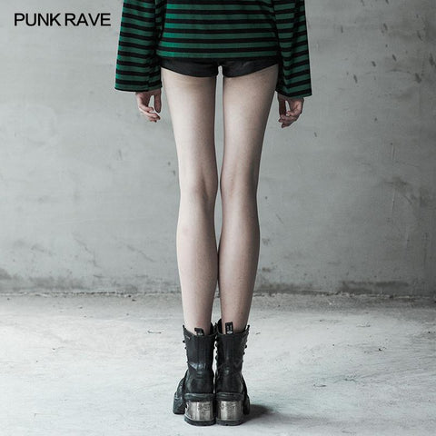 Lokomotive Schöne PU Leder Shorts