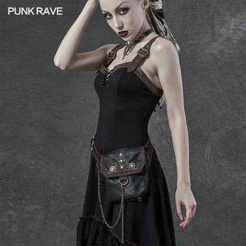 Steampunk Retro Hüfttasche