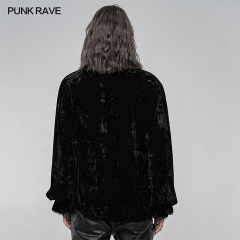 Gothic Shirt aus Samt