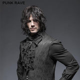 Schwarzes Mode-Herrenhemd Fancy Lace Purple Neck Ties Zubehör