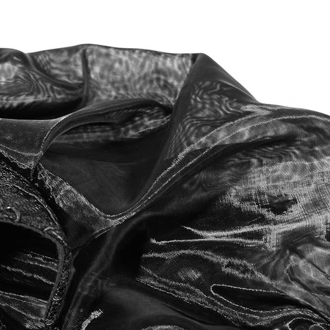 Palace Black Women Blumenmuster Gothic Lace Collar Zubehör