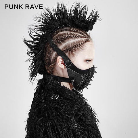 Punk Niet Gesicht Sexy Ledermaske Zubehör