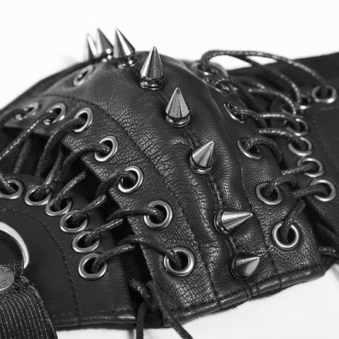 Punk Niet Gesicht Sexy Ledermaske Zubehör