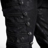 Top Sale Push Up Jean Punk Hose mit Nietseite verziert