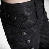 Top Sale Push Up Jean Punk Hose mit Nietseite verziert