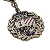 Antike Messing Metall Militäruniform Medaille Zubehör