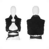 Punk Short Stand Collar Weste