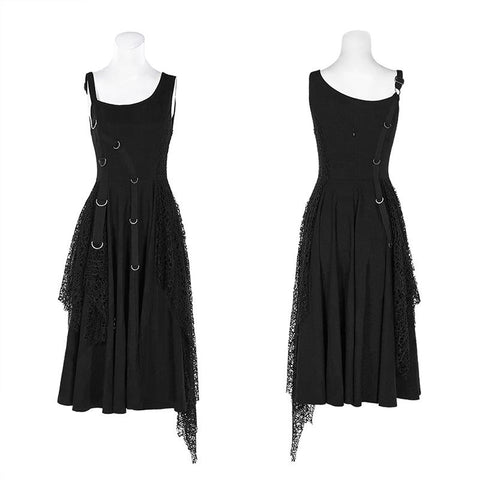 Punk Rebellious Girl Unregelmäßiges Kleid