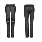 Punk Handsome Tight PU Lederhose