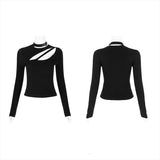 Sexy asymmetrisches T-Shirt