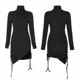 Angepasstes asymmetrisches Wickelkleid