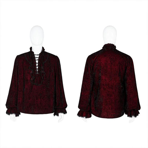 Gothic Shirt aus Samt