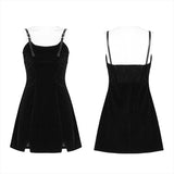 Punkriemen klein Kleid in A-Form