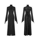 2020 Gothic Jacquard Strickkleid