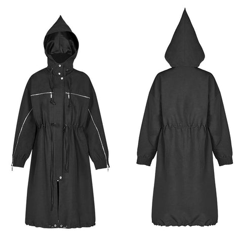 Wizard Hat Drawstring Lose lange Windjacke