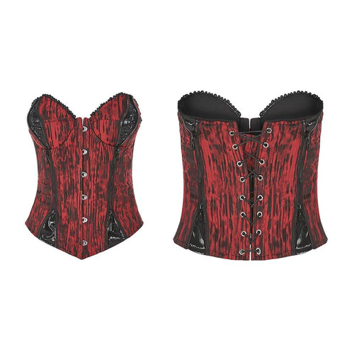 Goth Mottled Beaded Waist Seal Coset