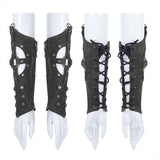 Steampunk Imitation Crocodile PU Handschuhe