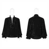 Gothic Shirt aus Samt