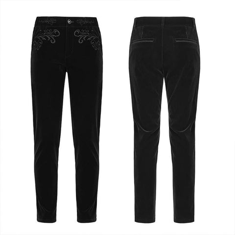 Exquisite Gothic bestickte Hose