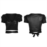 Kurzarm-T-Shirt mit Punkverband