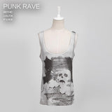 Ärmelloses Punk-Shirt für den Digitaldruck