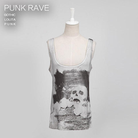 Ärmelloses Punk-Shirt für den Digitaldruck