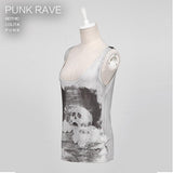 Ärmelloses Punk-Shirt für den Digitaldruck