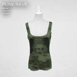 Ärmelloses Punk-Shirt für den Digitaldruck